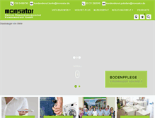 Tablet Screenshot of monsator.de